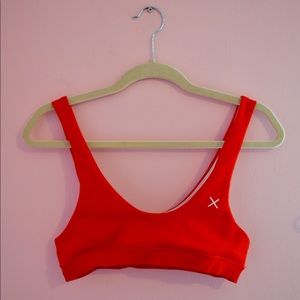 Red Boutinela swim top